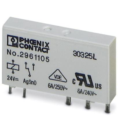 Phoenix Contact Одиночное реле REL-MR- 24DC/21 фото