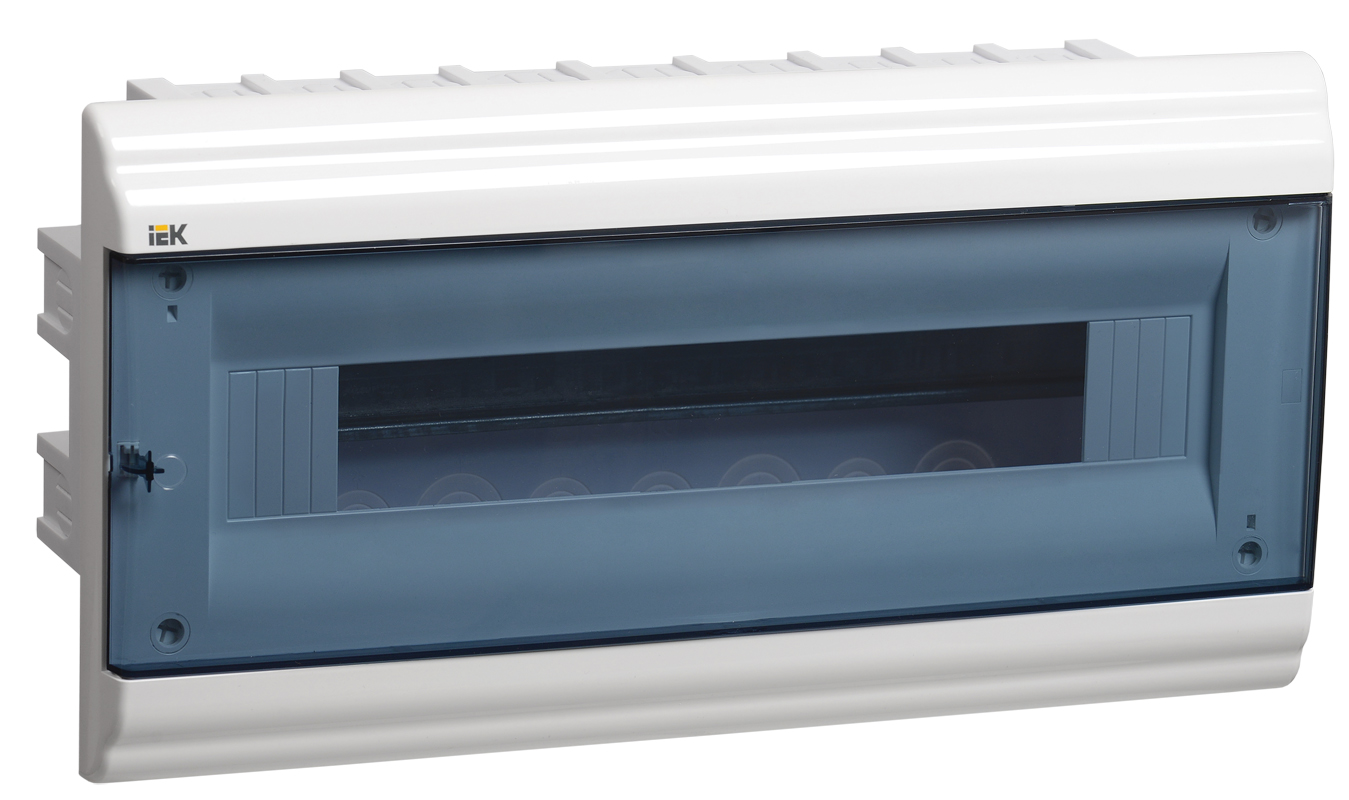 IEK PRIME Корпус пластиковый встраиваемый ЩРВ-П-18 белый IP41 фото