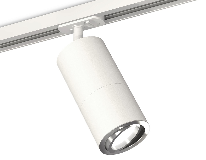 Ambrella Комплект поворотного трекового светильника XT7401081 SWH/PSL белый песок/серебро полированное MR16 GU5.3 (A2536, C7421, A2011, C7401, N7003) фото
