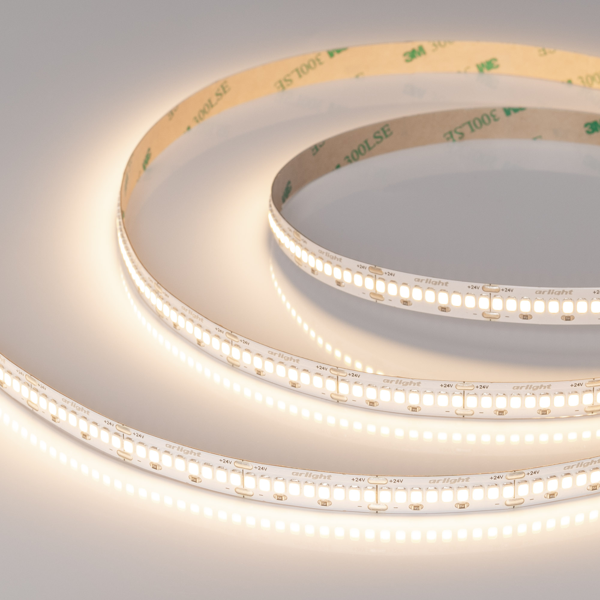 Arlight Лента ULTRA-A288-10mm 24V Warm3000 (17 W/m, IP20, 5m) (высок.эфф.200 лм/Вт) фото