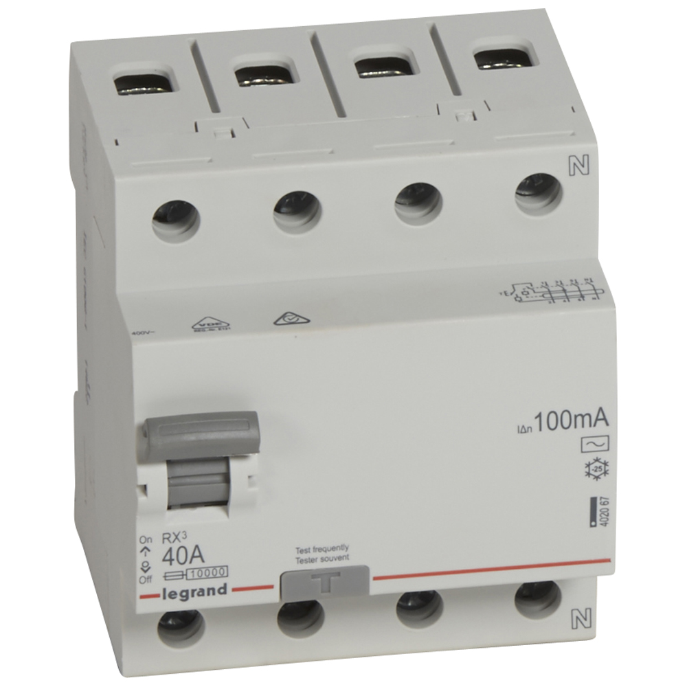 Legrand RX3 УЗО 4P 100мА 40А (AC). фото