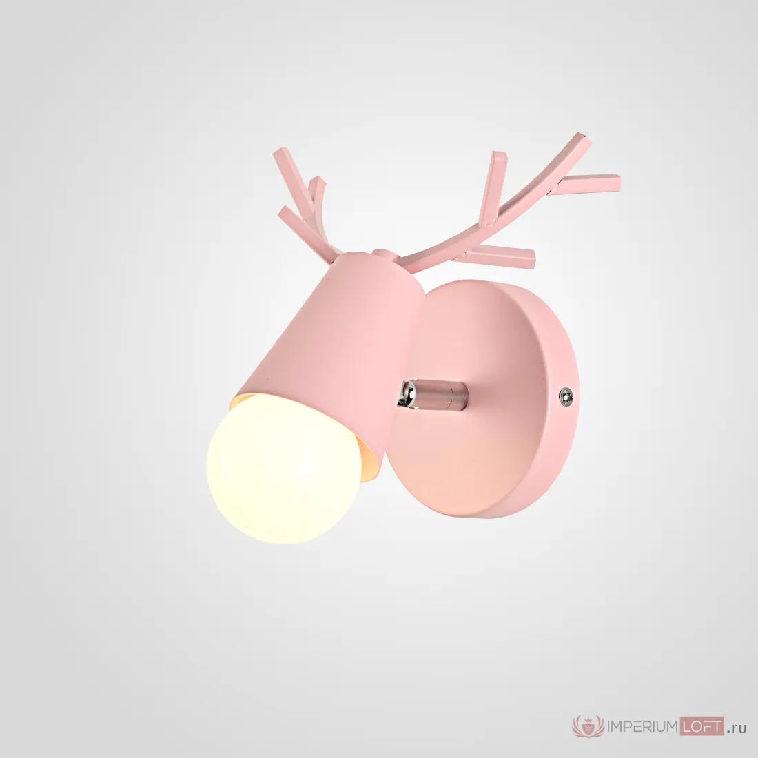 ImperiumLoft Бра с рожками DEER A Pink фото