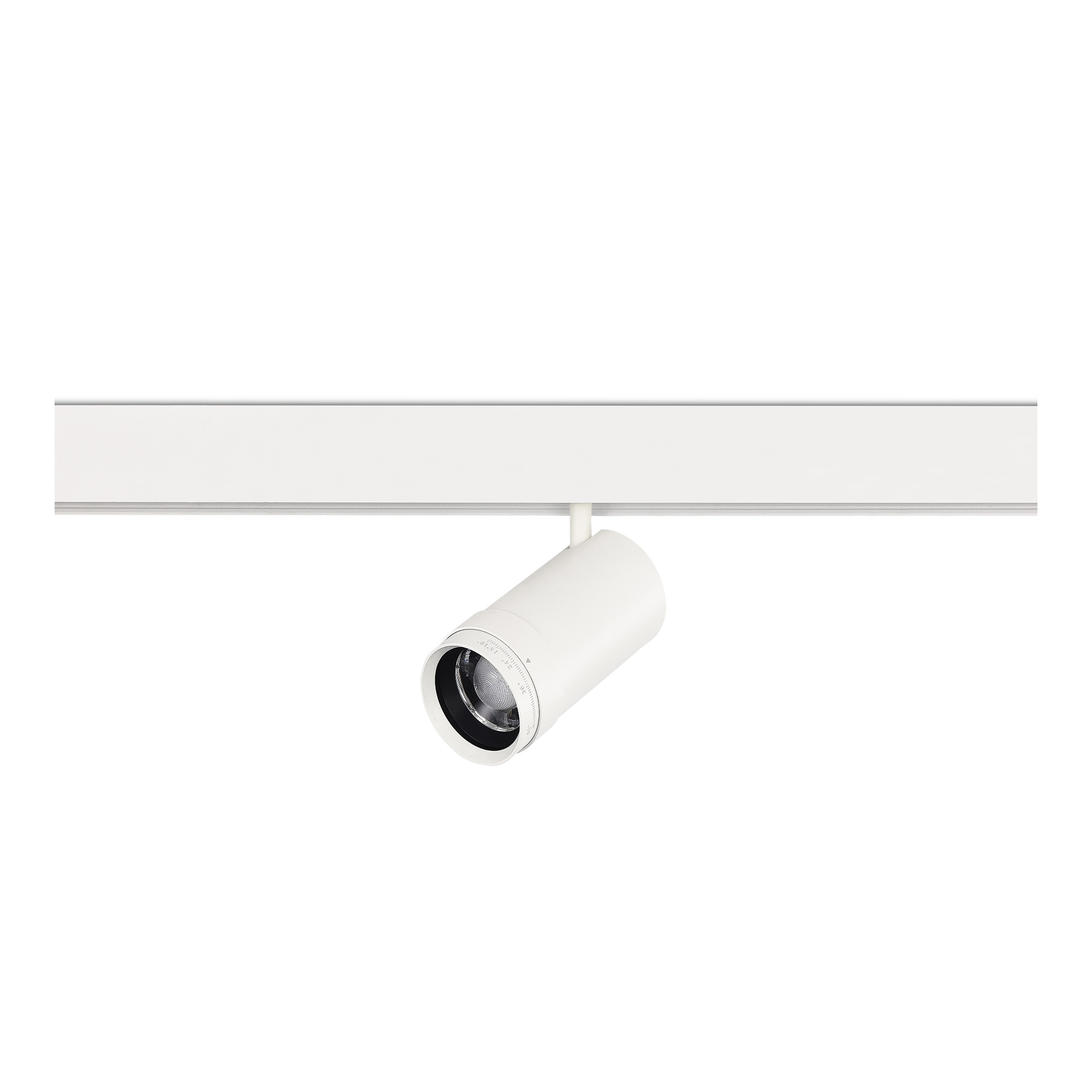 ST LUCE ST357.536.20 Магнитный трековый светильник ZOOM Белый LED 1*20W 3000K Lm Ra90 10-55° IP20 D60xH170 48VV фото