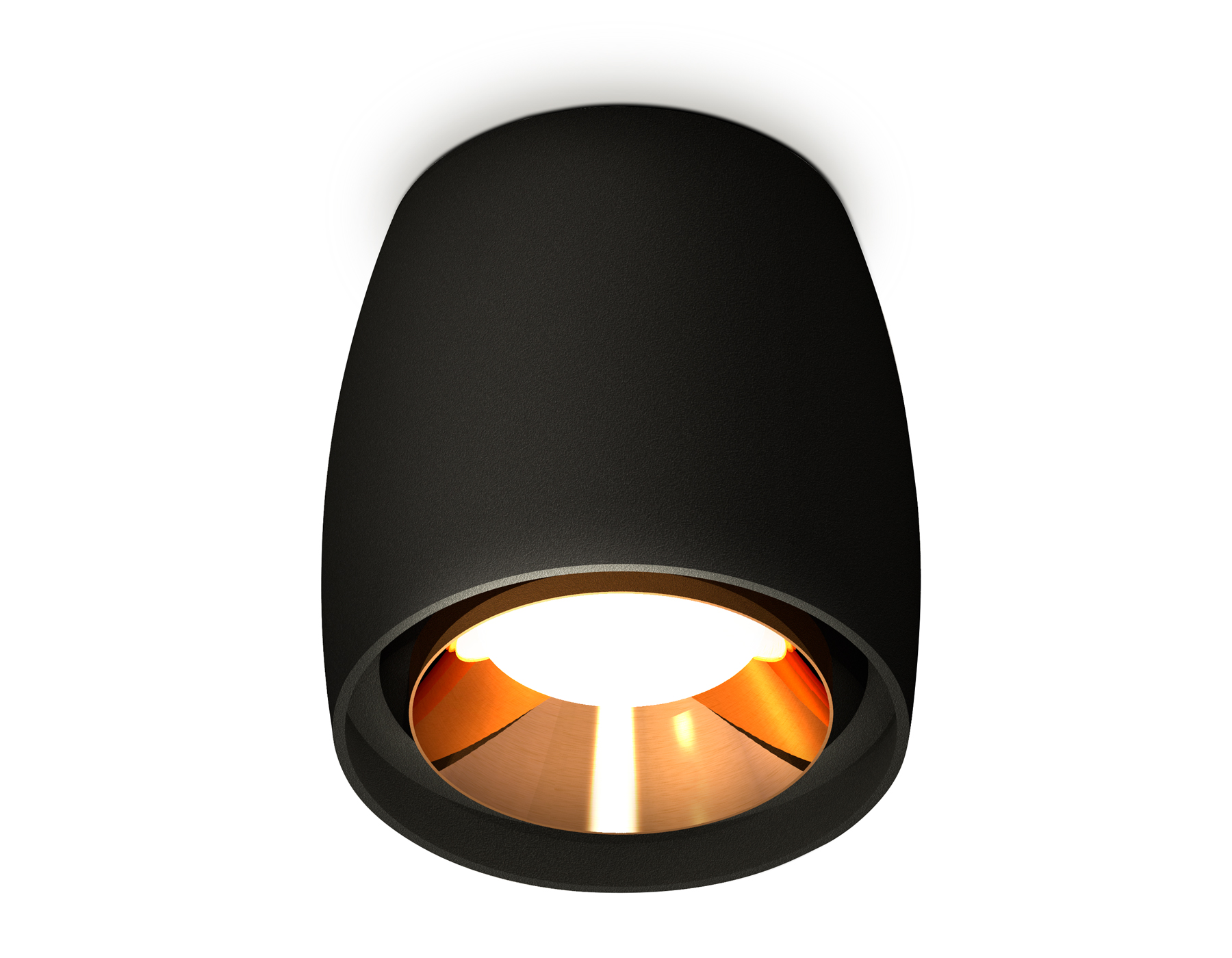 Ambrella Комплект накладного светильника XS1142004 SBK/PYG черный песок/золото желтое полированное MR16 GU5.3 (C1142, N7034) фото