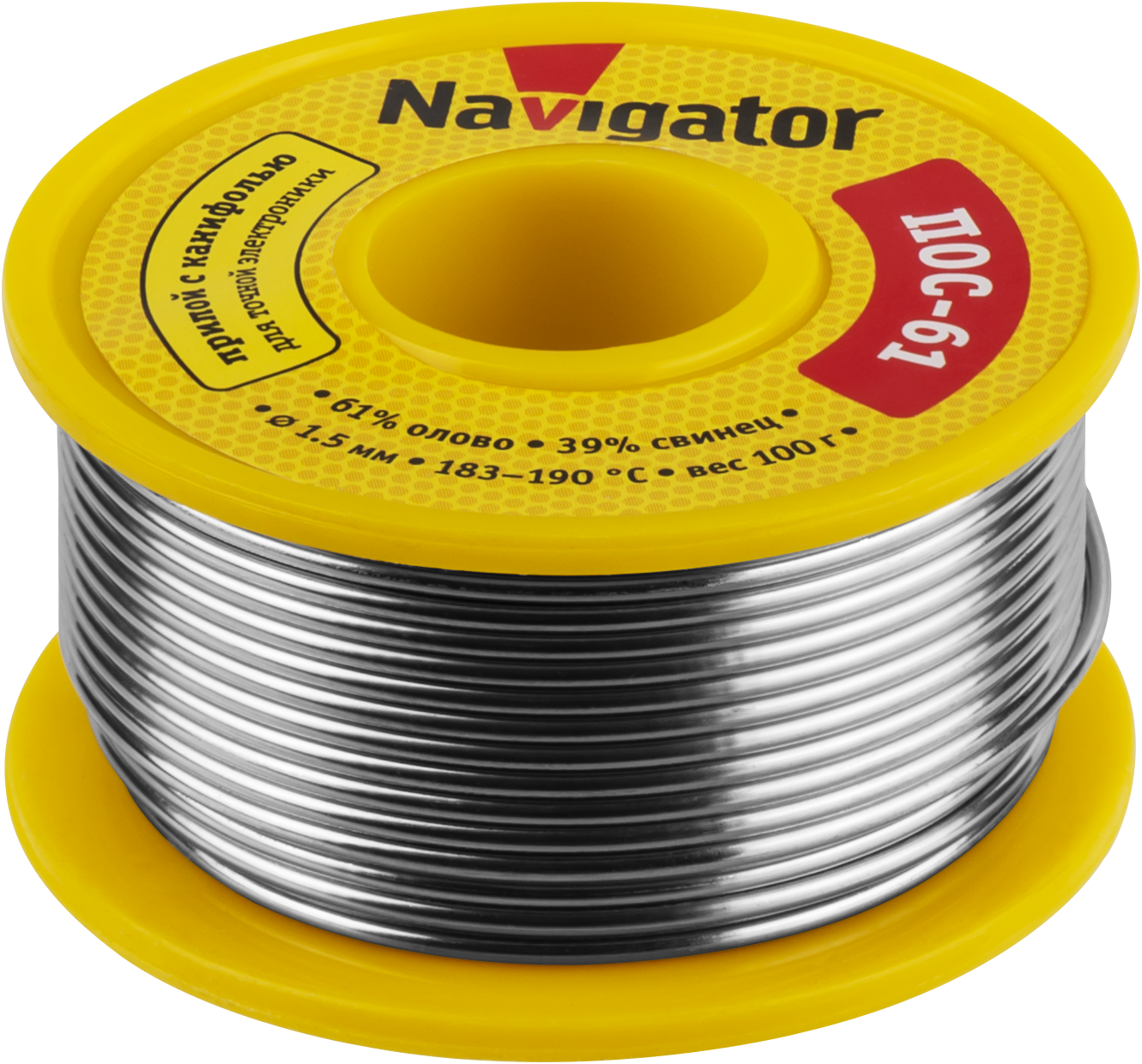 Припой Navigator NEM-Pos05-61K-1.5-K100 (50/10/1)