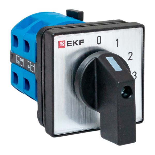 EKF Переключатель кулачковый ПК-1-101 25А 1P «0-1-2-3» IP65 фото