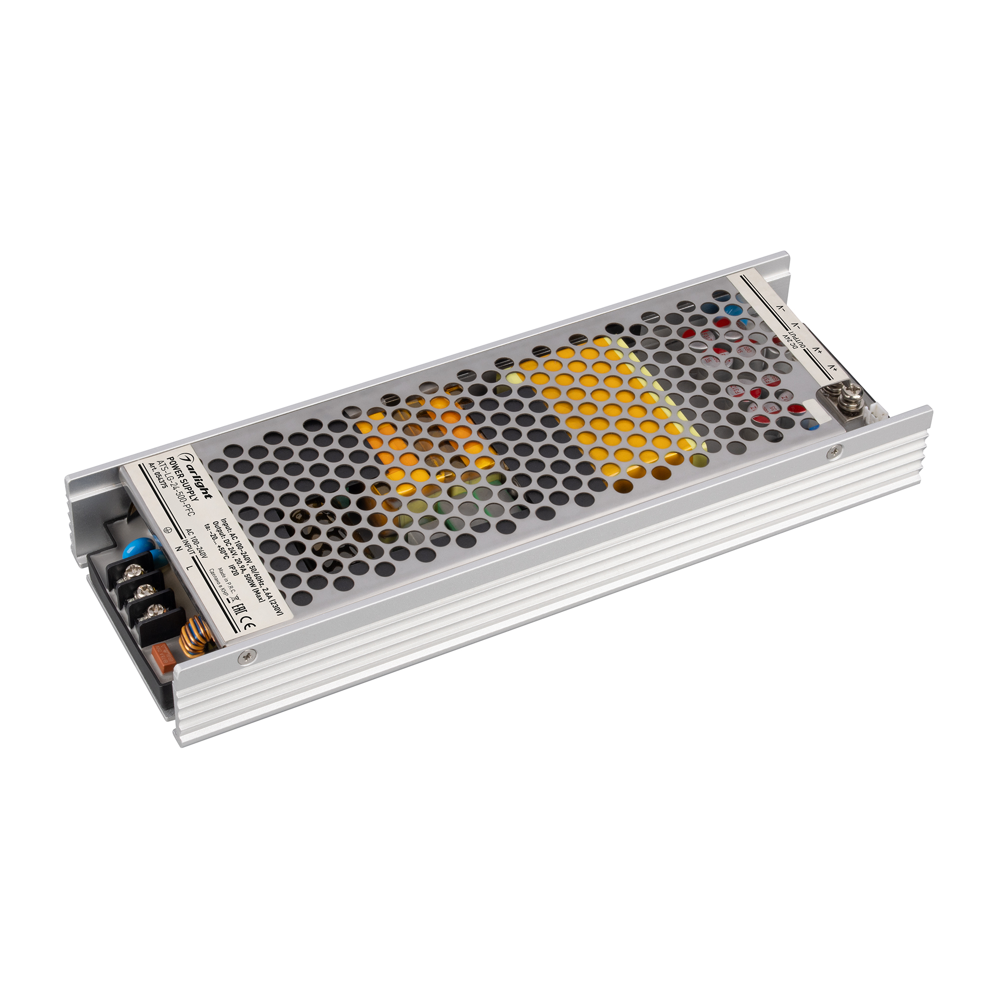Arlight Блок питания ATS-LG-24-500-PFC (24V, 20.9A, 500W) (IP20 Сетка, 5 лет) фото