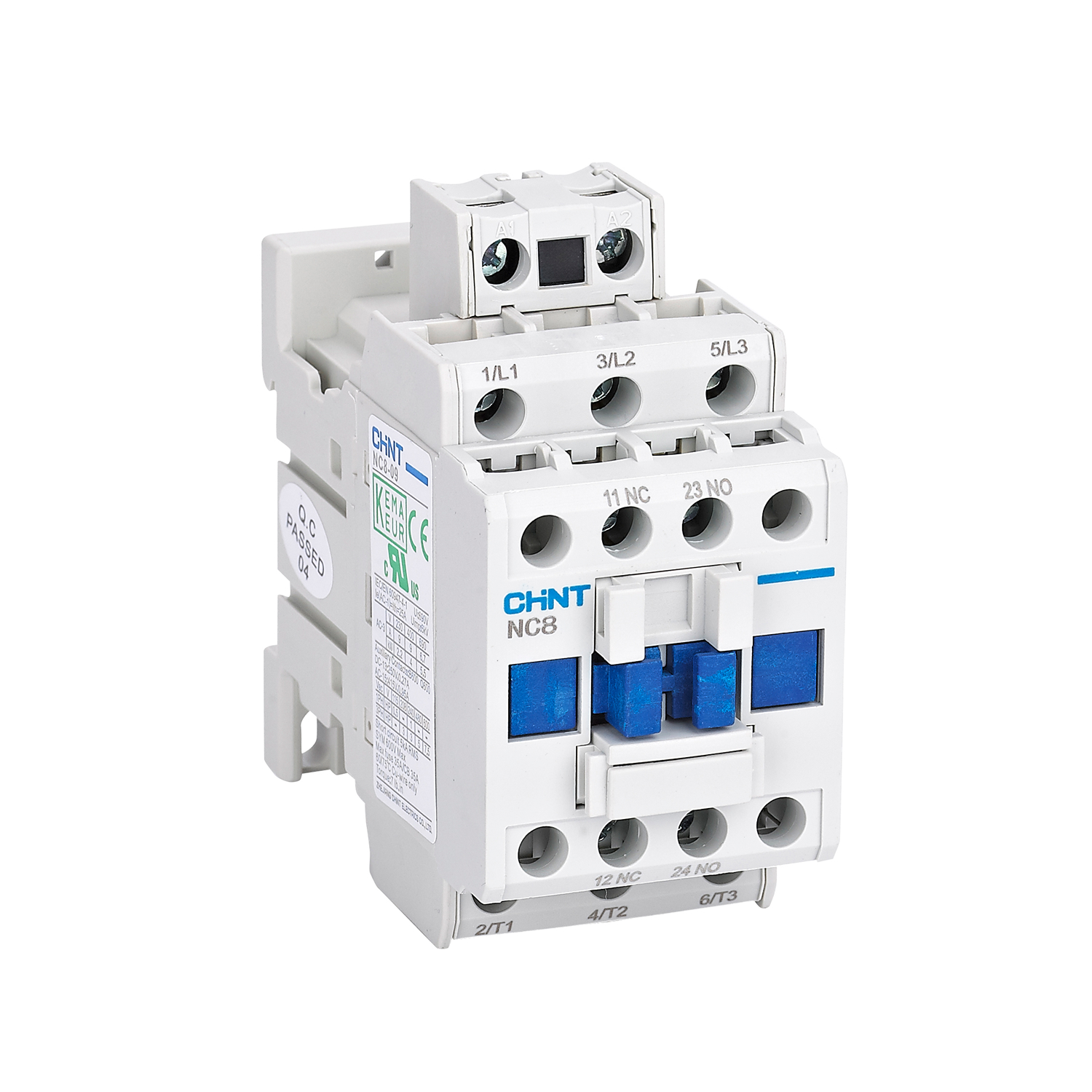 CHINT Контактор NC8-09/W 3P 9А AC/DC (24~60В) 1НО+1НЗ (R) фото