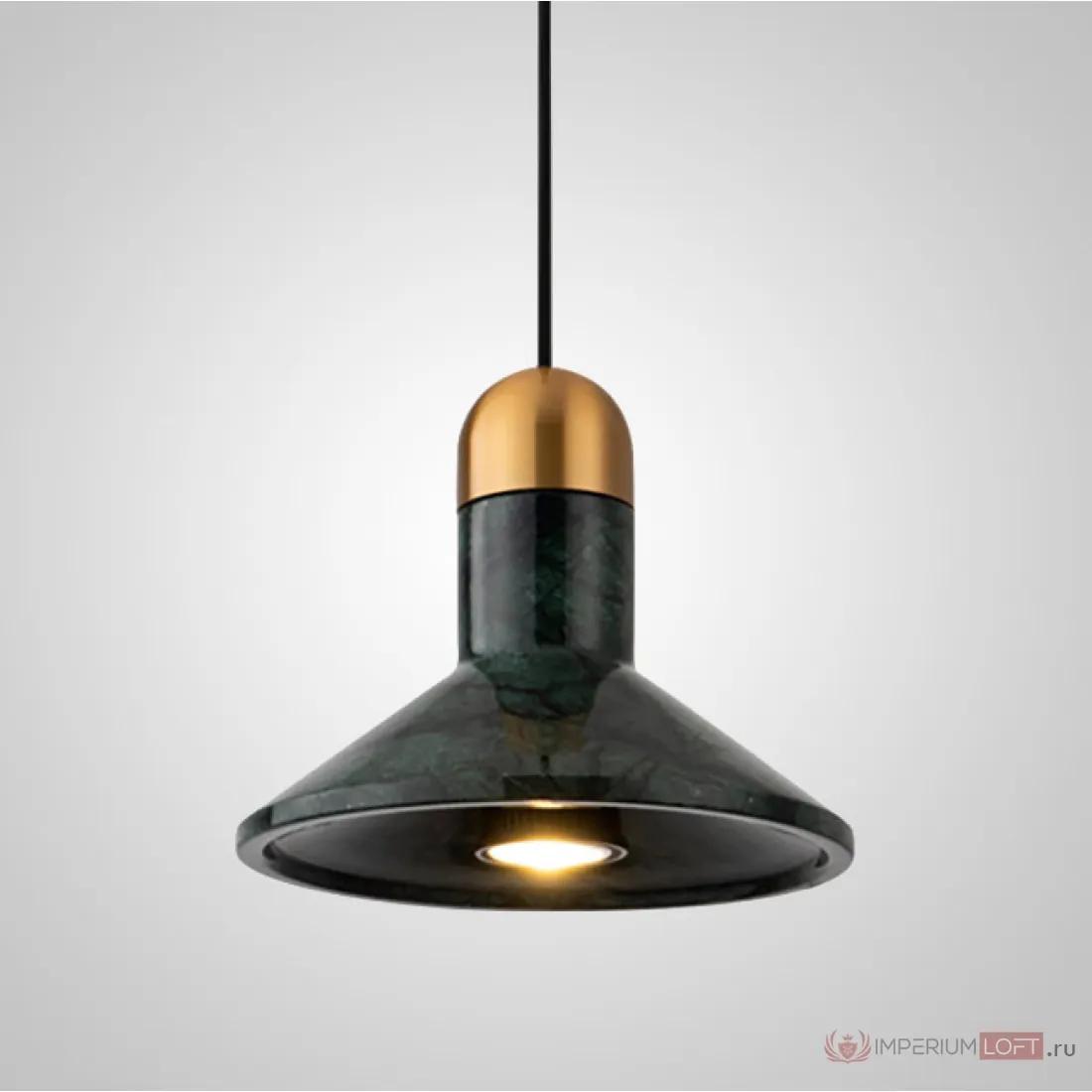 ImperiumLoft Подвесной светильник RARITY green brass фото