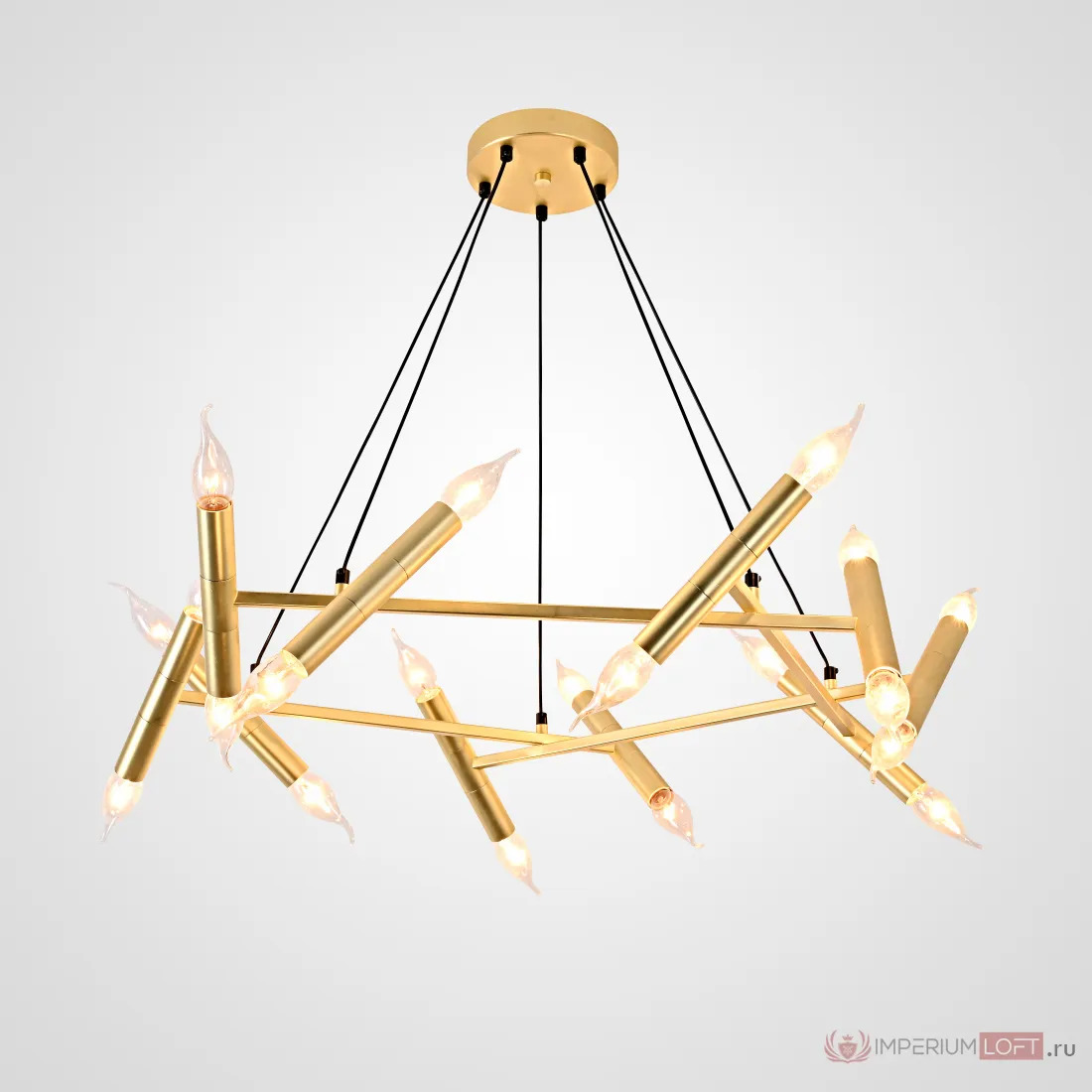 ImperiumLoft Подвесной светильник JONATHAN BROWNING Le Pentagone Chandelier 20 Light фото