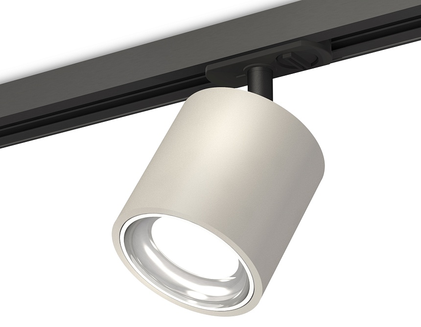 Ambrella Комплект трекового светильника XT7533001 SGR/PSL/SBK серый песок/серебро полированное/черный песок MR16 GU5.3 (A2537, C7533, N7022) фото