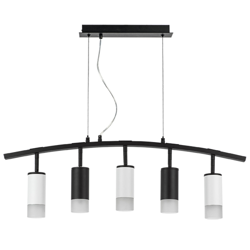 Lightstar LR7353723631 Люстра RULLO 5х50W GU10 ЧЕРНЫЙ/БЕЛЫЙ (571735+214437-2+214436-3+202431-5), шт фото