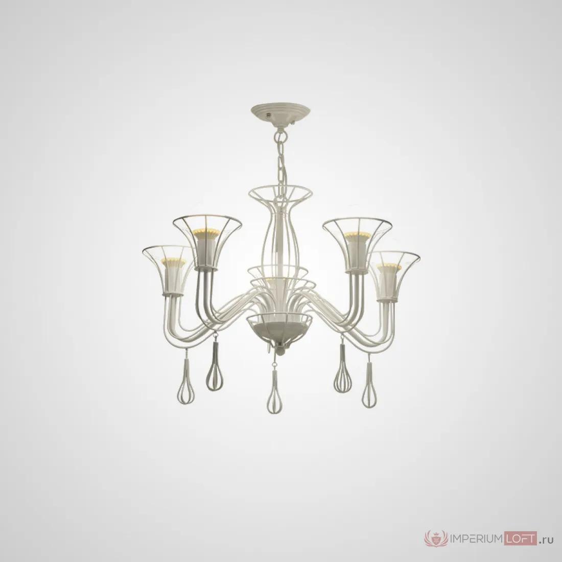 ImperiumLoft Подвесная люстра CAST 5 White фото