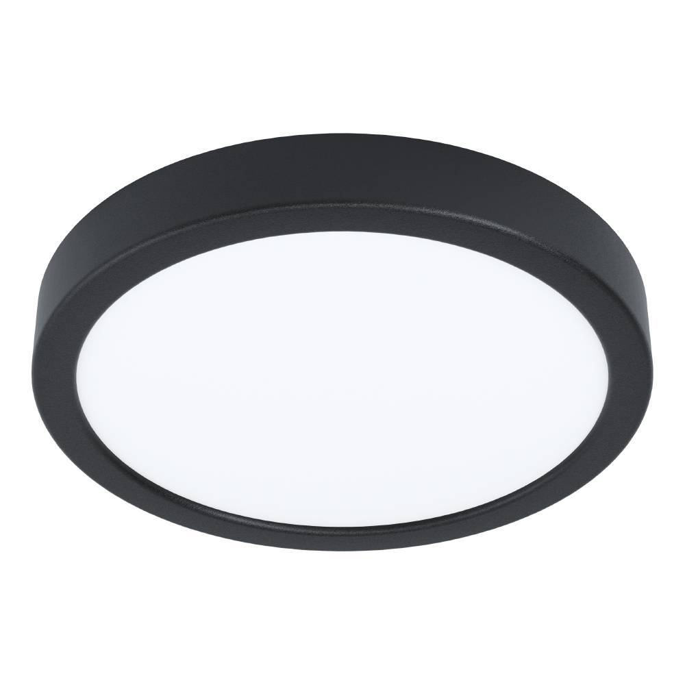 Eglo 901013 Светодиодный накладной светильник с датчиком движения FUEVA 5, 17W (LED), 3000K, 2000lm, ?210, сталь, чёрный/пластик, белый фото