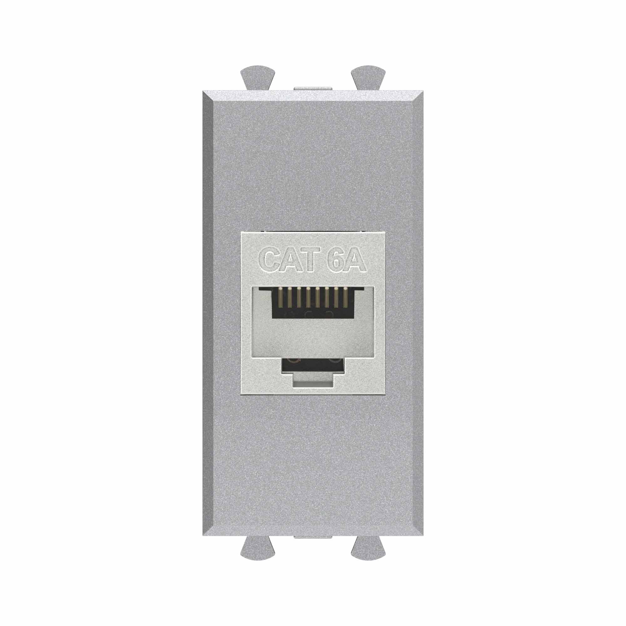 DKC Avanti Компьютерная розетка RJ-45 без шторки модульная, кат.6А экранированная, 