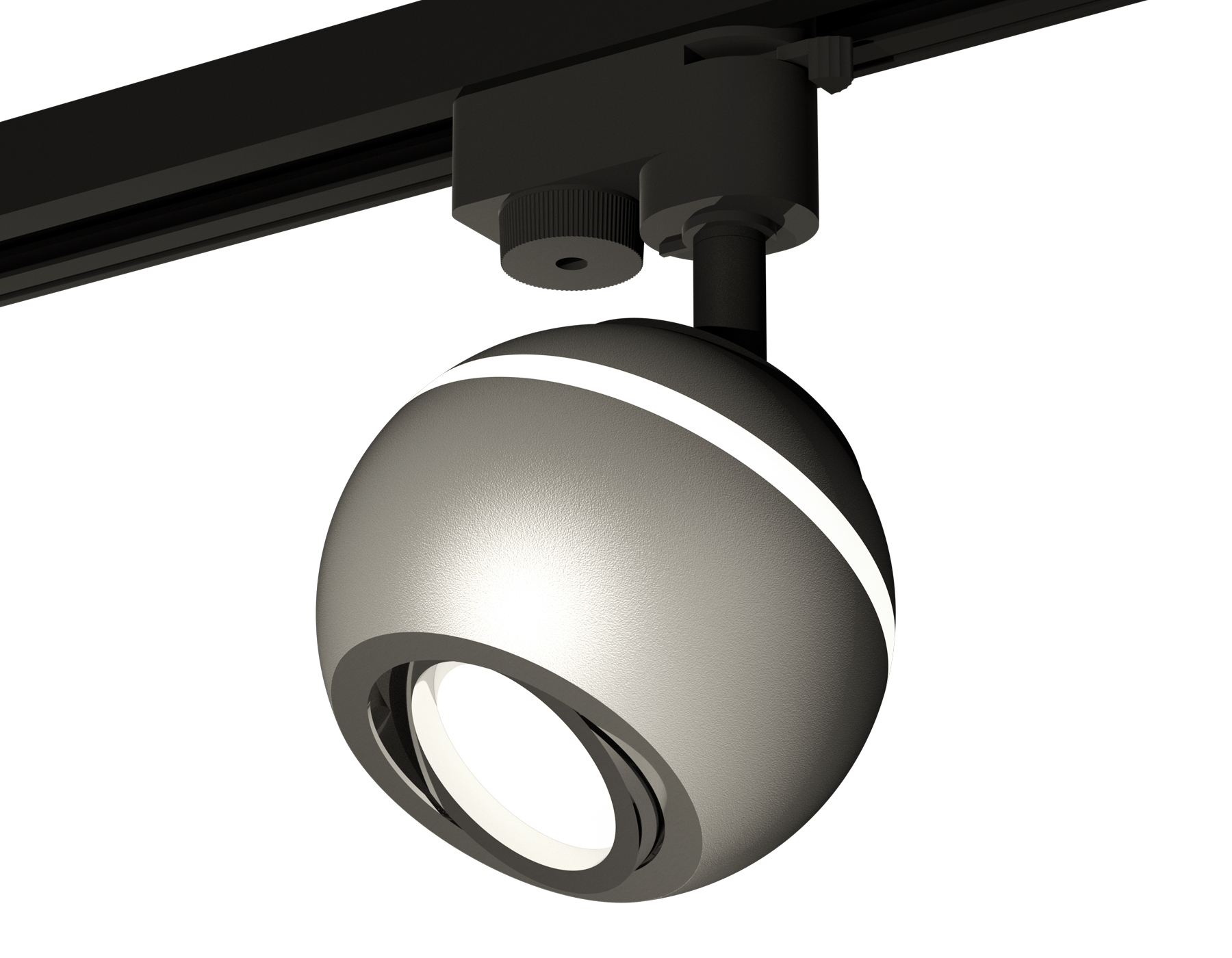 Ambrella Комплект трекового светильника XT1103002 SSL/PSL серебро песок/серебро полированное MR16 GU5.3 LED 3W 4200K (A2521, C1103, N7003) фото