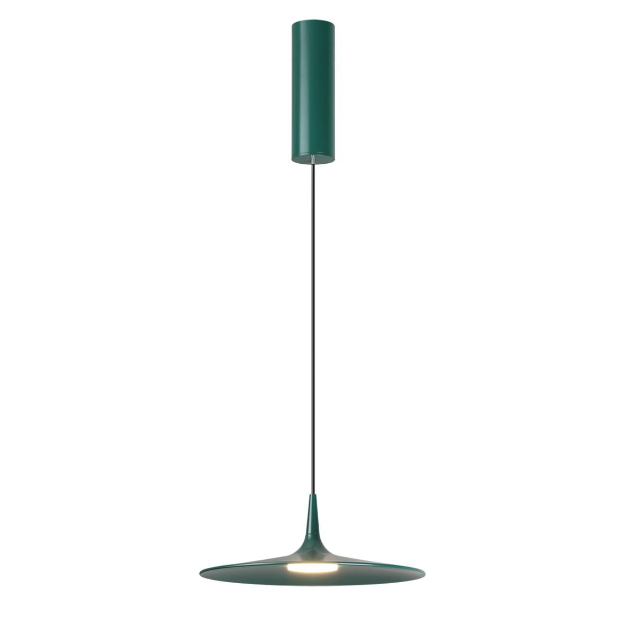 Odeon Light 7037/12L HIGHTECH ODL25 169 темно-зеленый/металл/акрил Подвесной светильник IP20 LED 12W 3000K AC90-260V SOMBRA фото