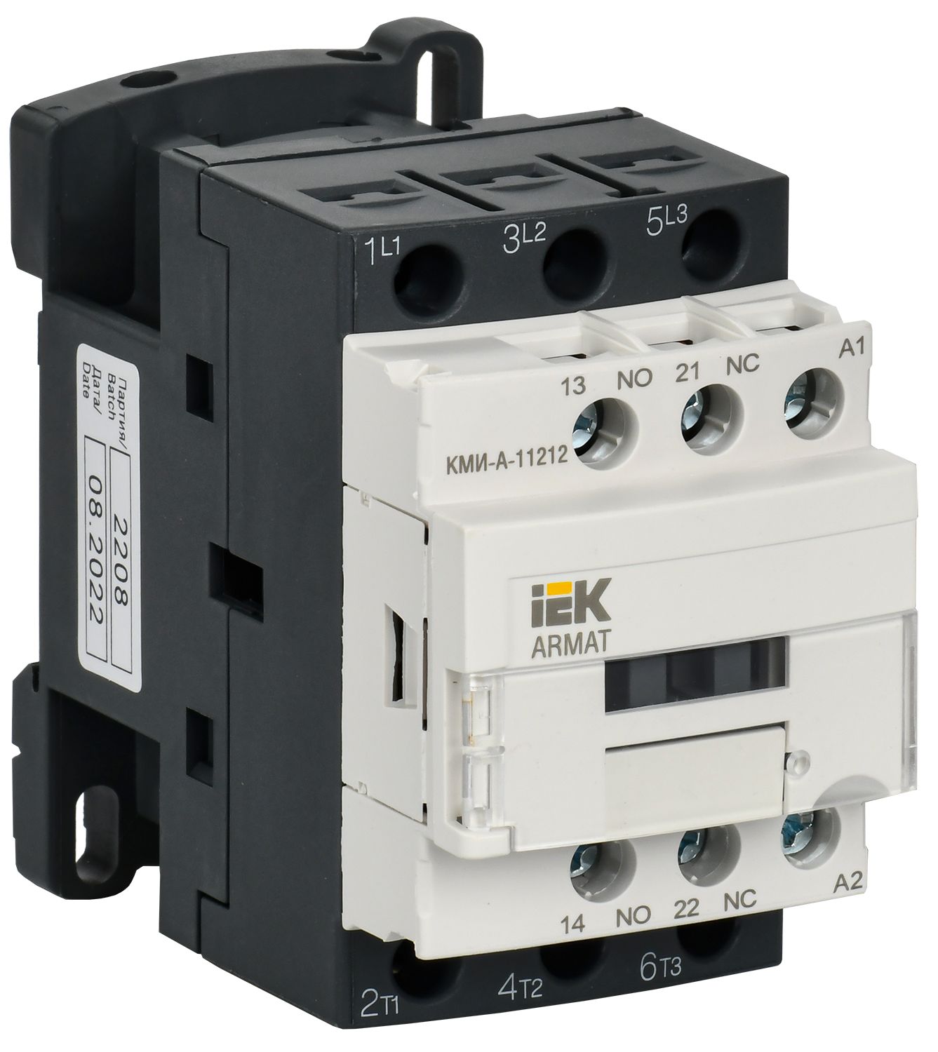 IEK ARMAT Контактор КМИ-А-11212 LC1D 12А 36В/АС3 1НО/1НЗ фото