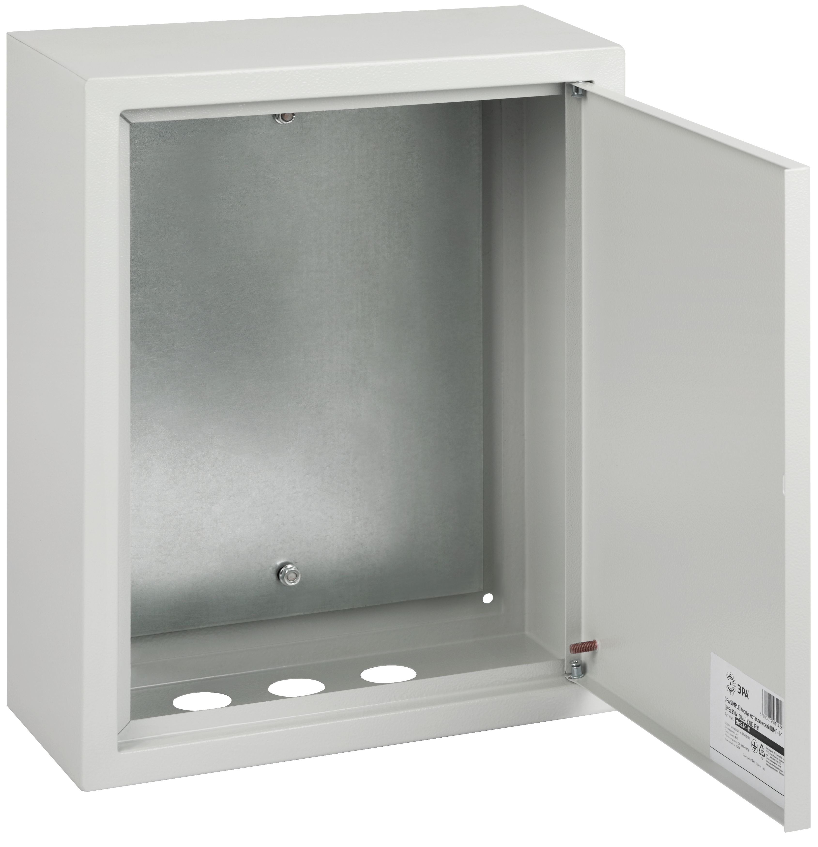 ЭРА Корпус металлический SIMPLE ЩМП-1-1 (395х310х150мм) IP31 УХЛ3 серый фото