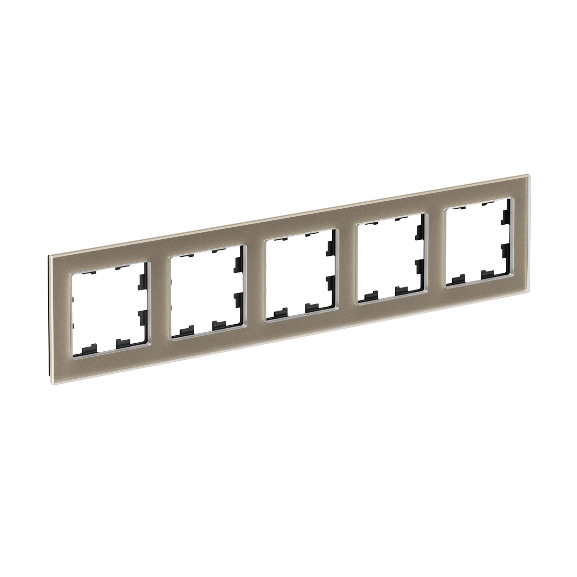 Systeme Electric AtlasDesign Nature Стекло Шампань Рамка 5-ая, универсальная фото
