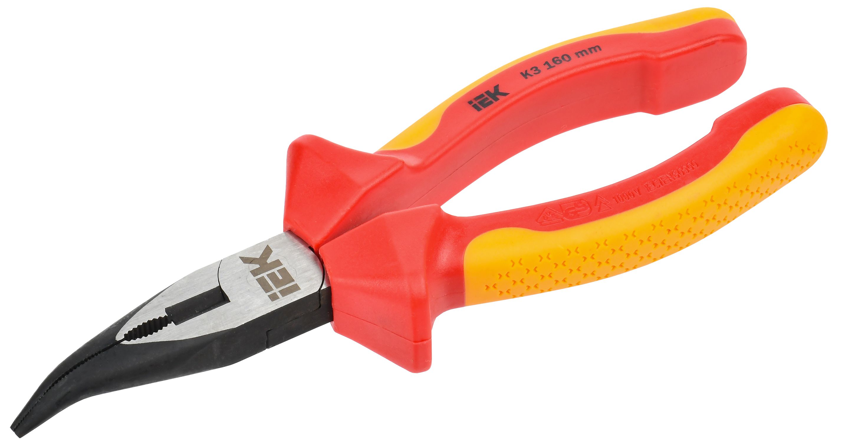 IEK ARMA2L 3 Тонкогубцы изогнутые диэлектрические 160мм K3 фото