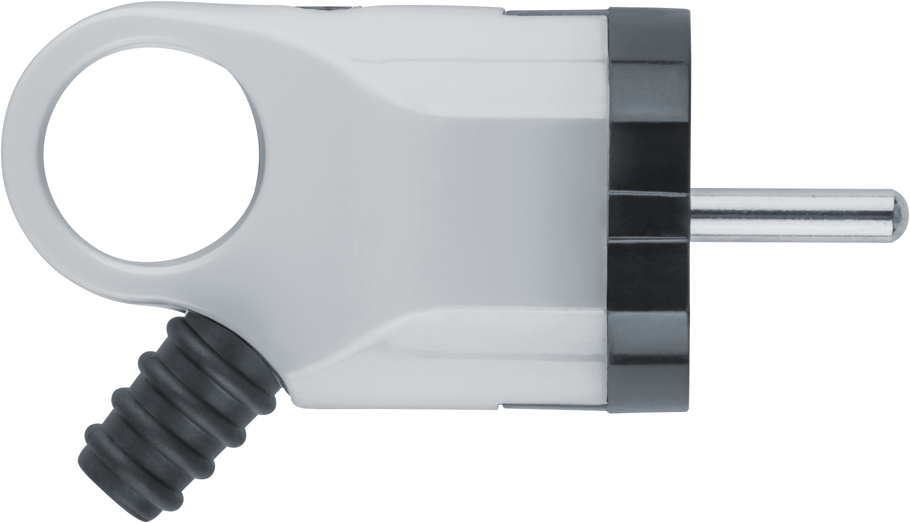 Вилка Navigator NCA-PL03-16A-E-WH угловая с/з белая (350/35/1)