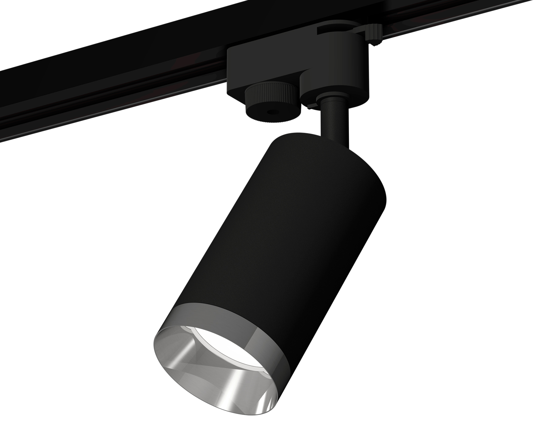 Ambrella Комплект трекового светильника XT6323062 SBK/PSL черный песок/серебро полированное MR16 GU5.3 (A2521, C6323, N6132) фото