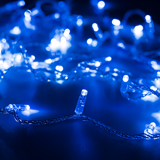 Arlight Светодиодная гирлянда ARD-STRING-CLASSIC-10000-CLEAR-100LED-STD BLUE (230V, 7W) (Ardecoled, IP65) фото