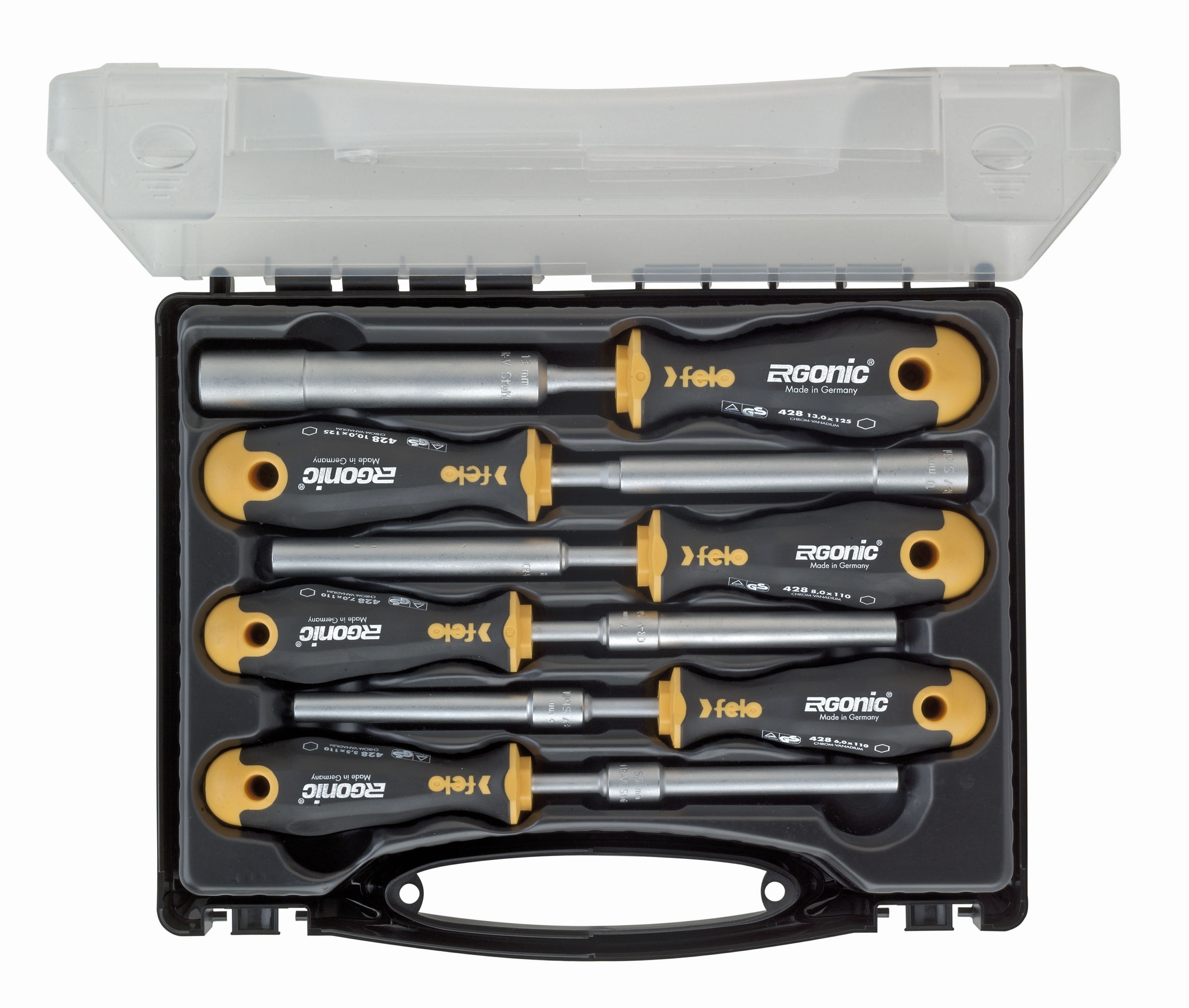 Felo Набор отверток M-TECH Ergonic в кейсе, 6 шт 42810636 фото