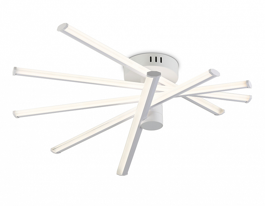 Ambrella Светильник светодиодный потолочный FL6221 WH белый 70W 3000K-6400K 605*605*170 (ПДУ ИК) фото
