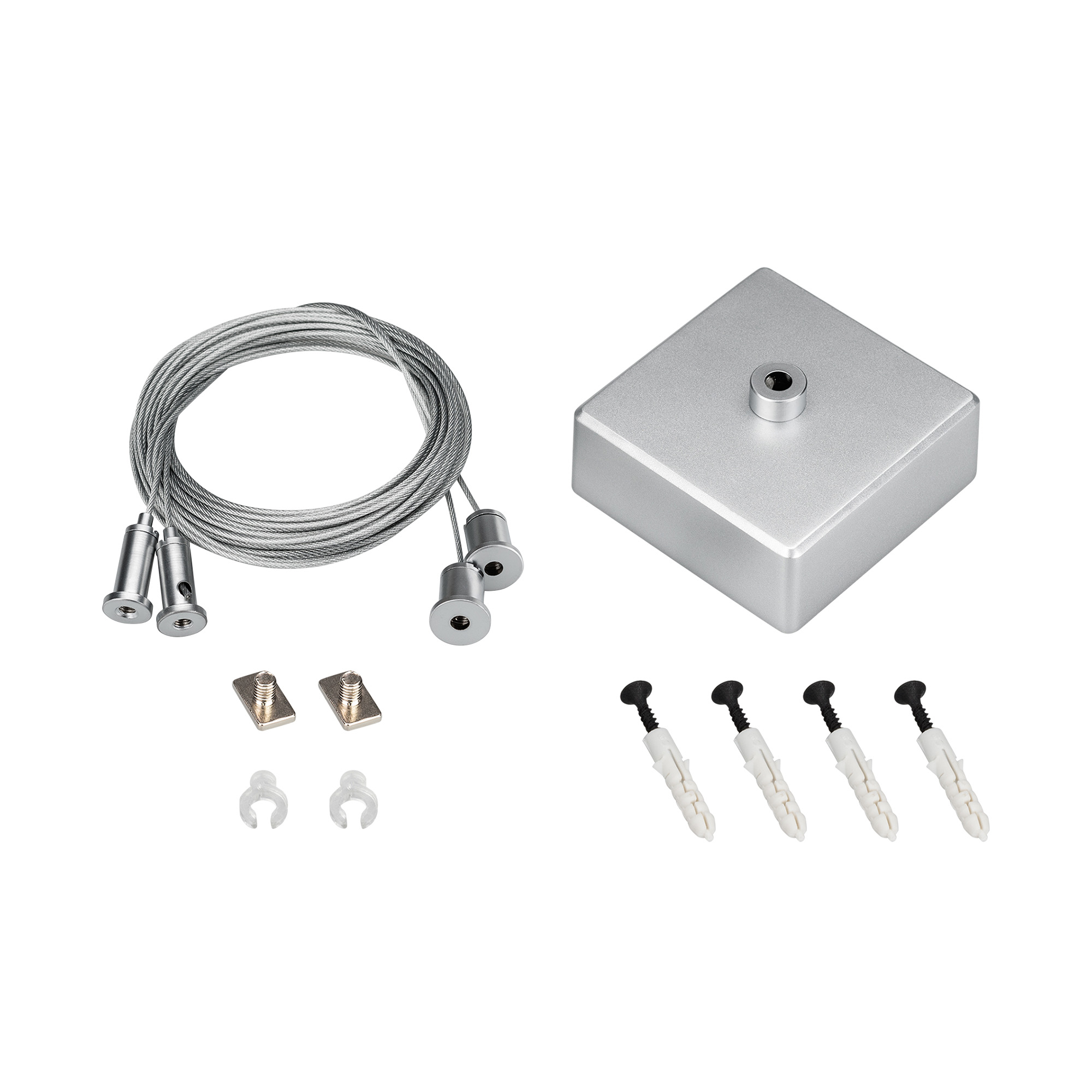 Arlight Подвес ARL-2x4m Set (Silver box, Pad 9x2mm) (Металл) фото