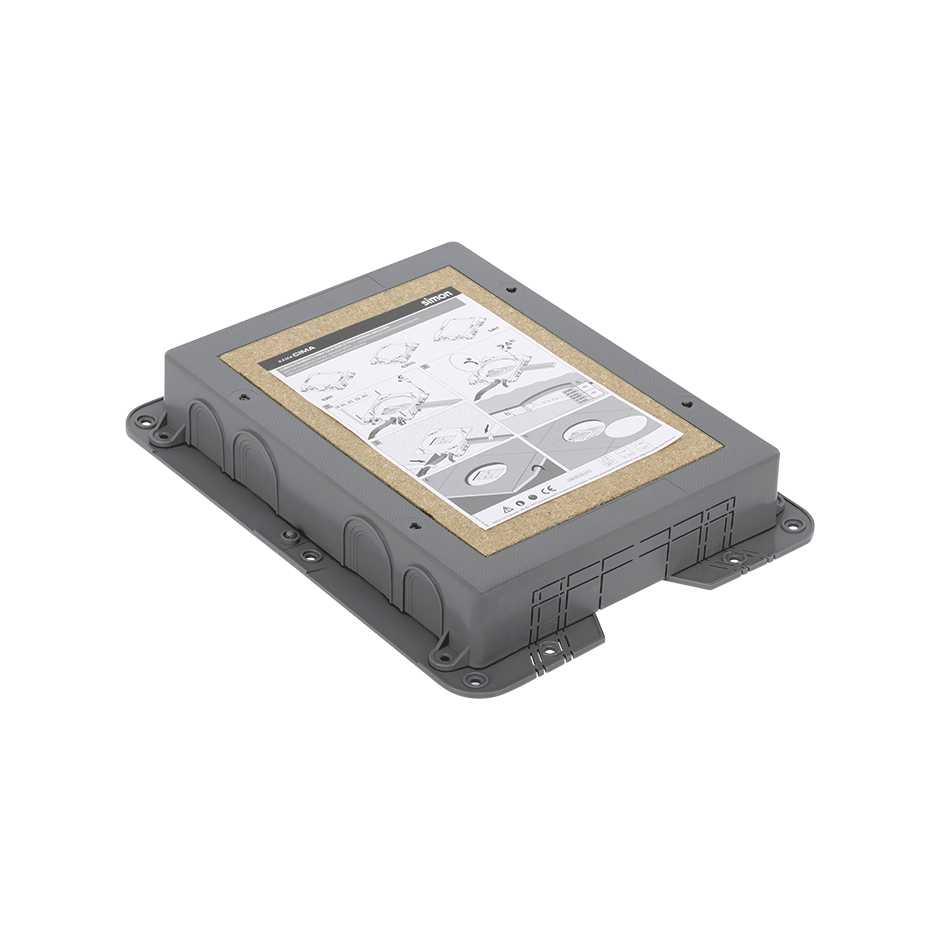 Simon Connect Коробка для монтажа в бетон люков SF200-1, KF200-1, 52050202-035, h - 54-89,5мм, 343х272мм, пл фото