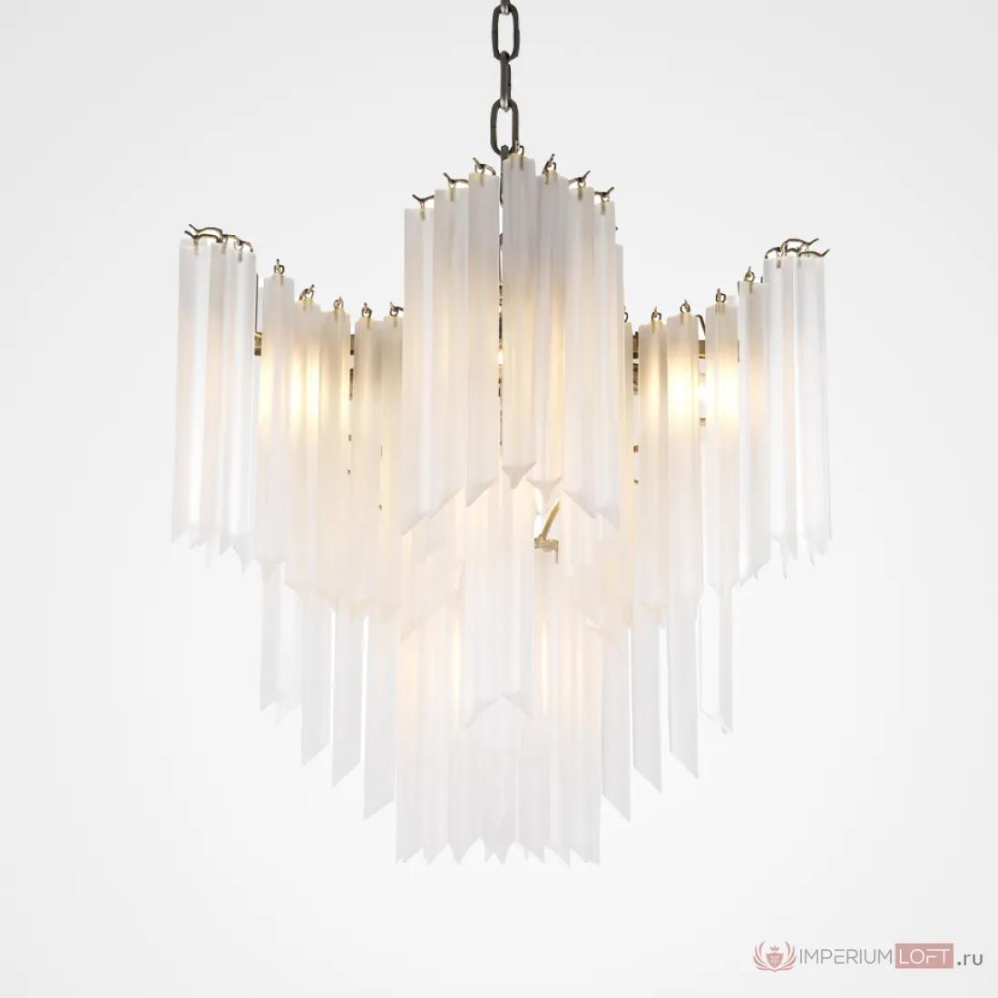 ImperiumLoft Люстра Chandelier Pulsar white glass фото