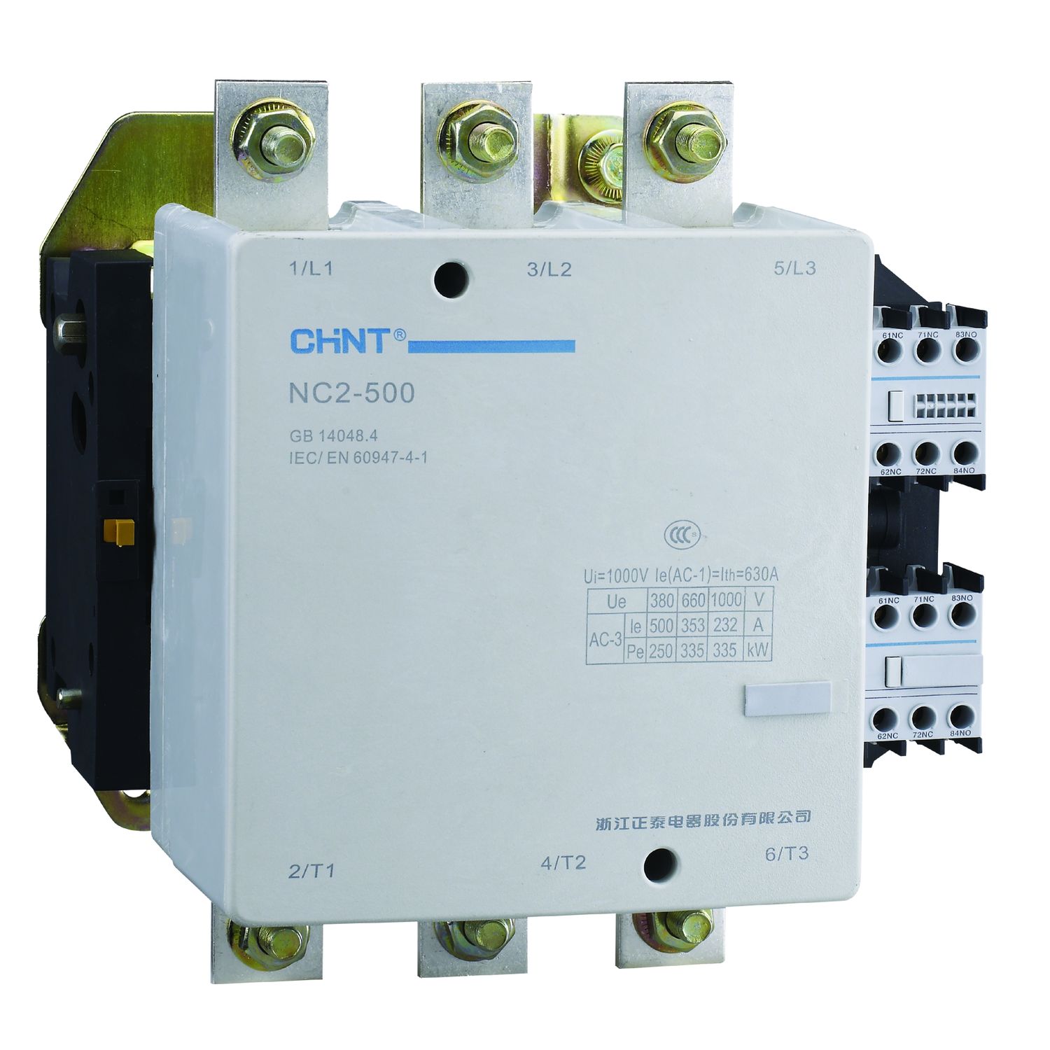 CHINT Контактор NC2-500 500A 230В/АС3 50Гц (R) фото