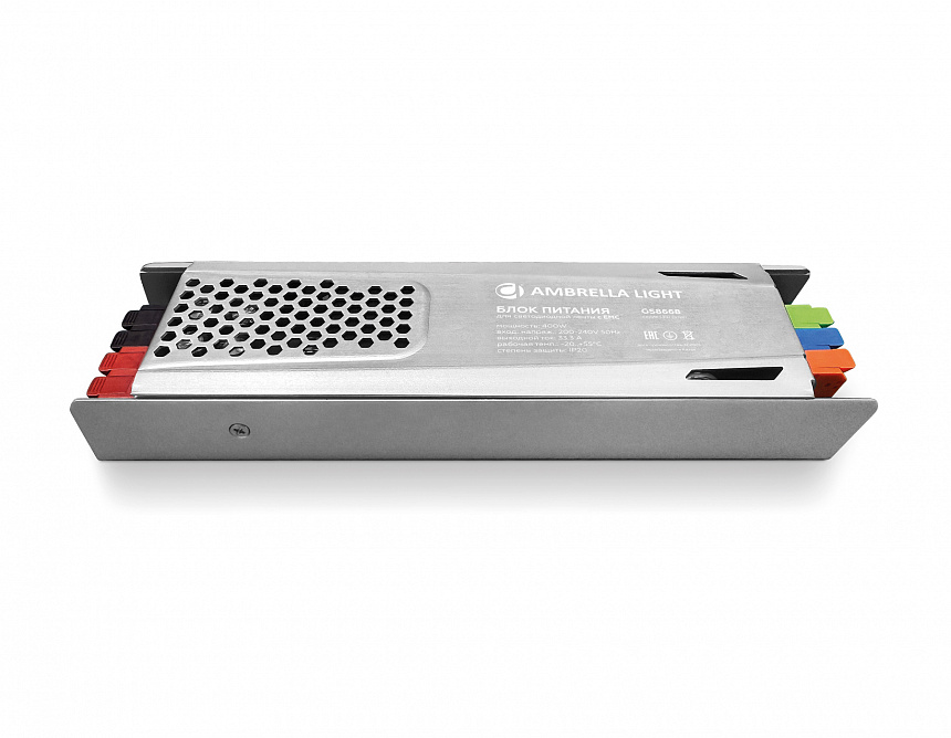 Ambrella Блок питания с EMC 12V 400W 33,3A IP20 200-240V 222*58*28 GS8668 фото