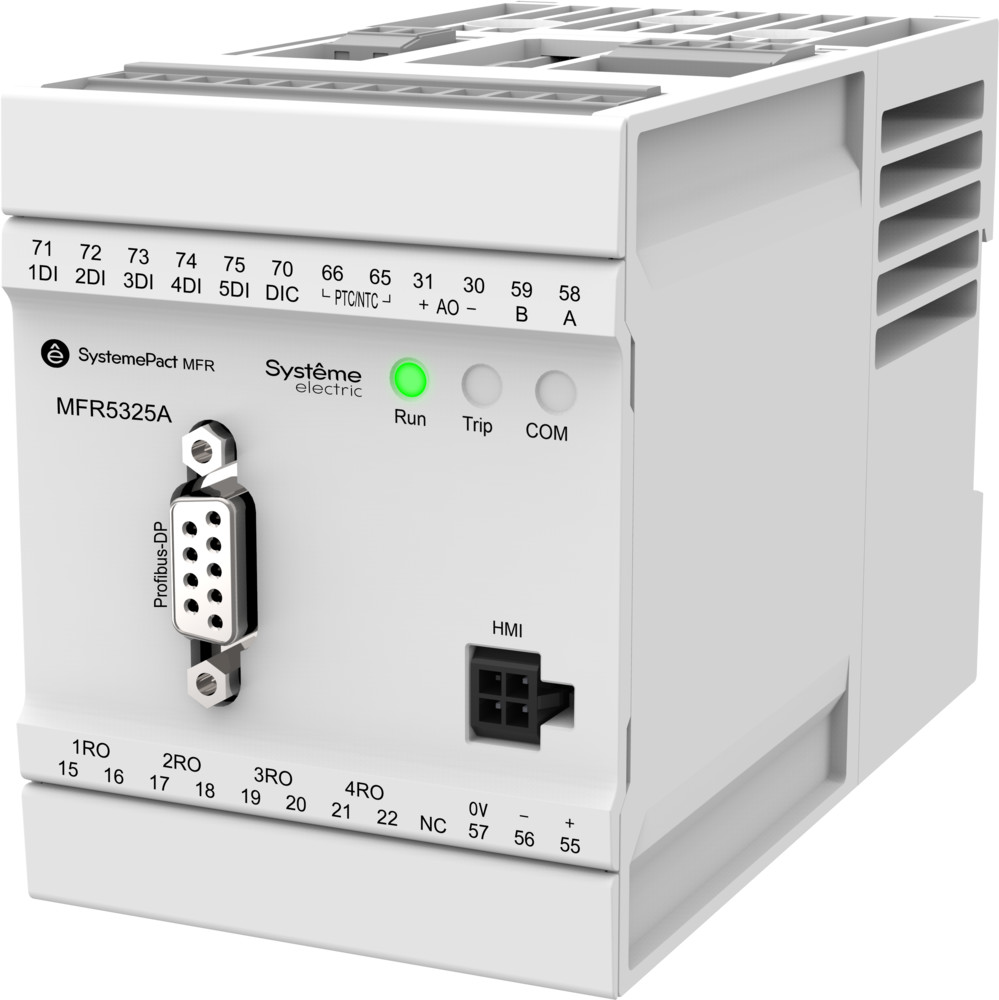 Systeme Electric SystemePact MFR  Реле MFR530 PROFIBUS-DP + MODBUS-RTU 5-25A ТТ Ø10.5ММ 80-270В AC/DC фото