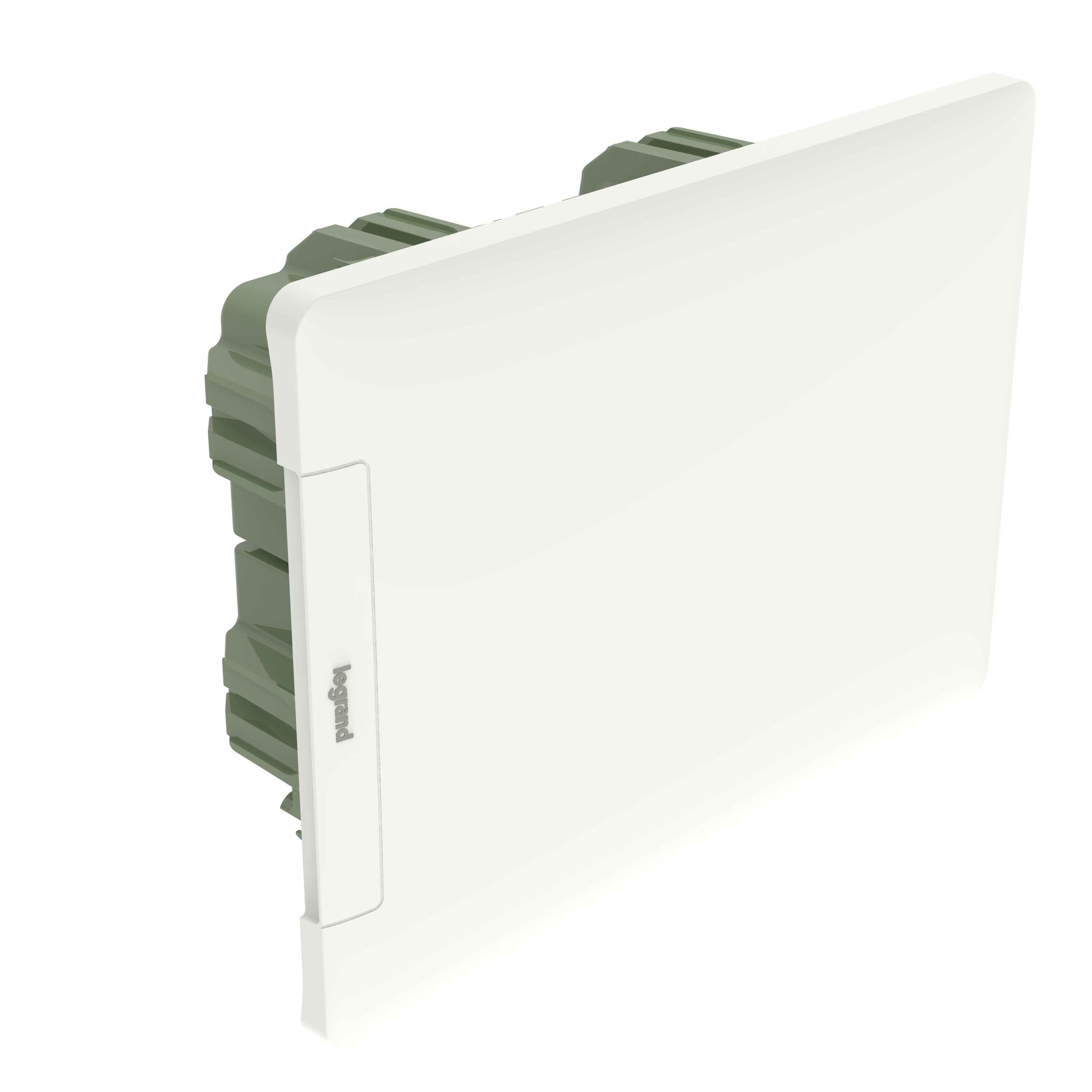 Legrand Practibox3 Щиток распределительный в нишу на 8 модулей с клеммником РЕ, белая дверь. фото