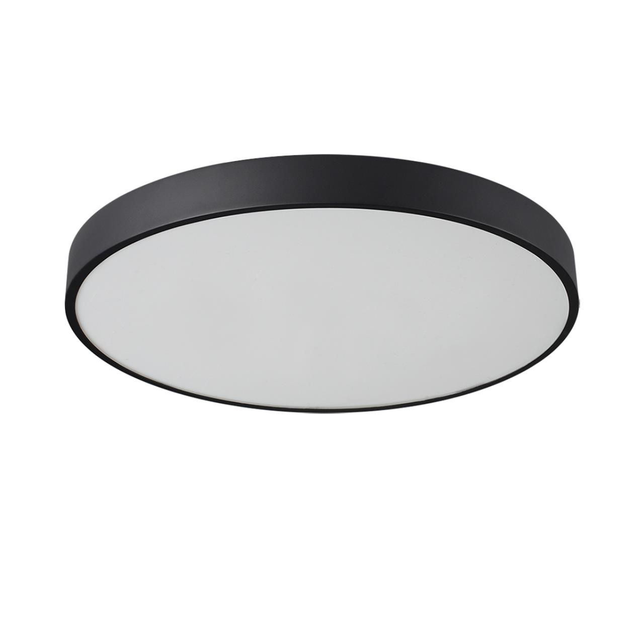 Sonex 7756/70L MITRA LED SN Светильник металл/акрил/черный LED 60Вт+10Вт(подсветка) 3000K D600 IP20 QUASAR фото