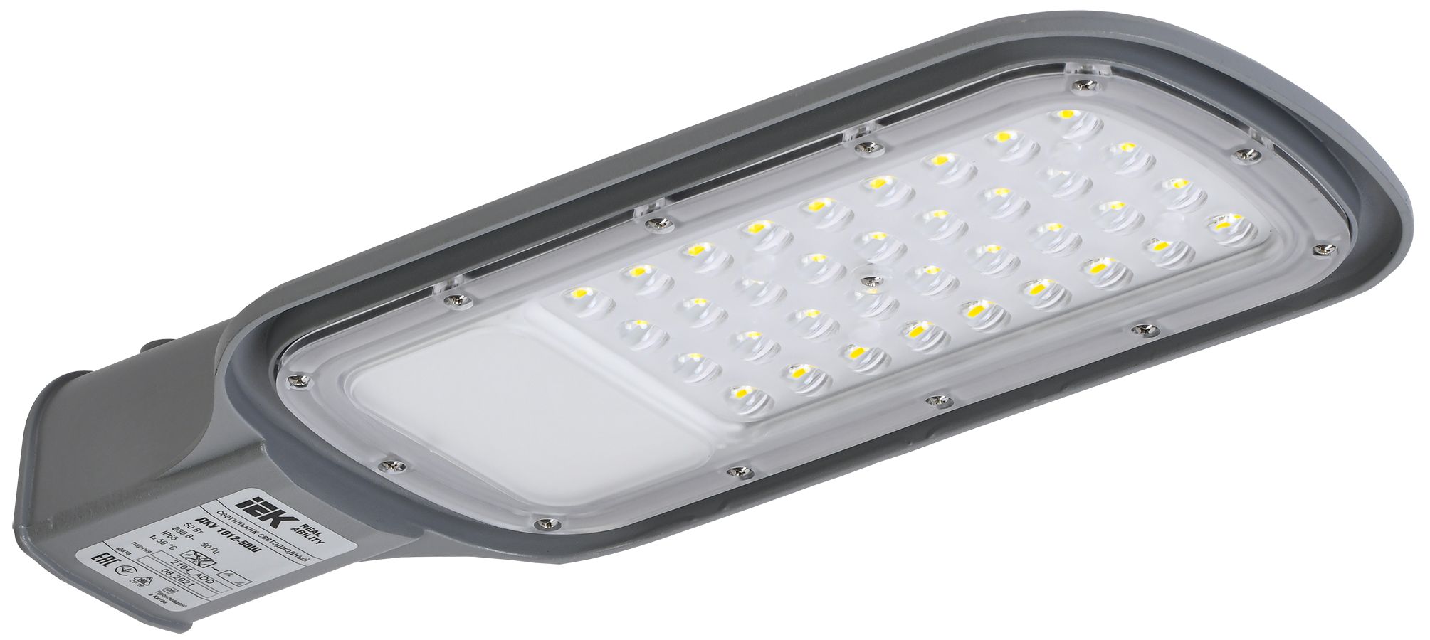 IEK Светильник LED ДКУ 1012-50Ш 5000К IP65 серый фото