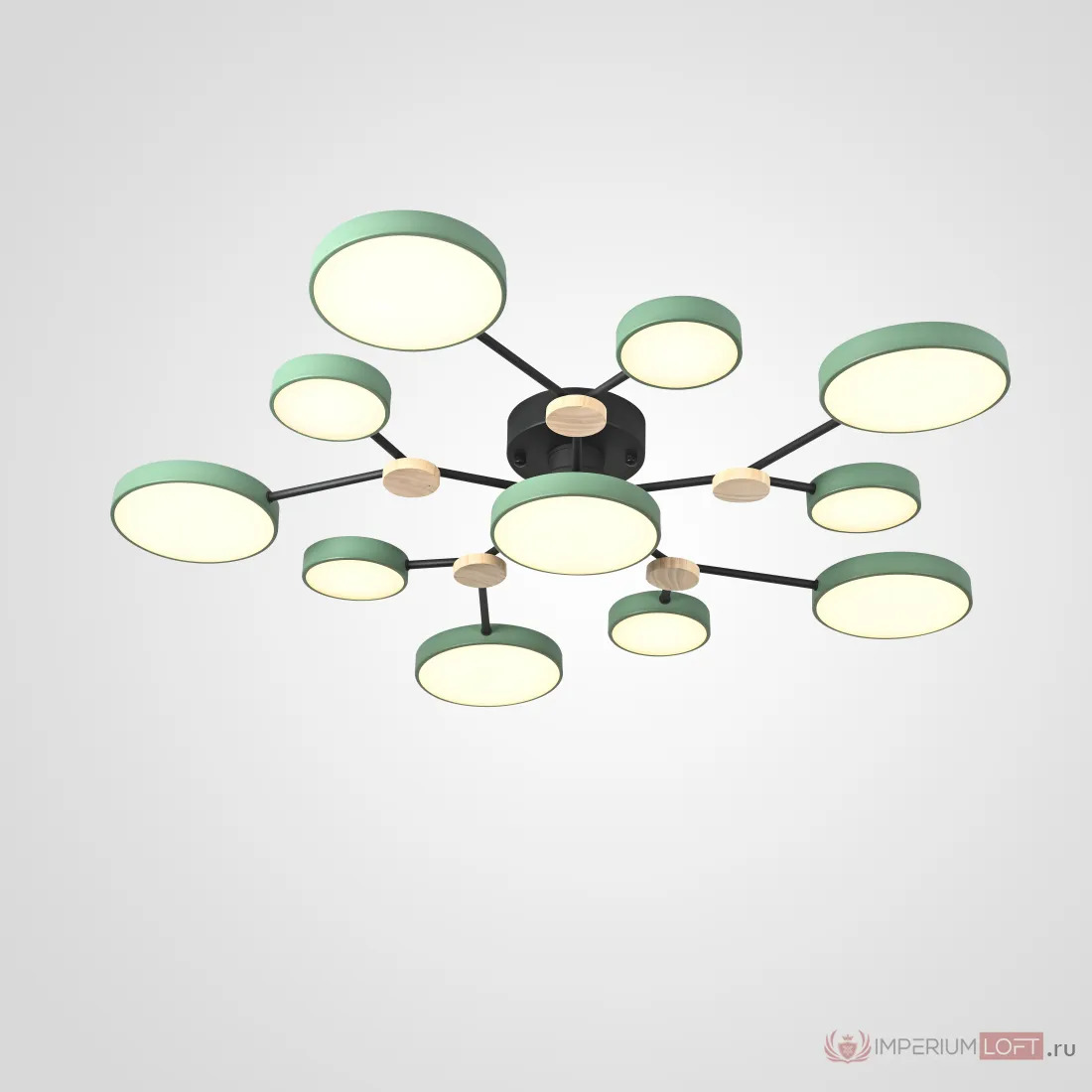 ImperiumLoft Потолочная люстра GAMMA D102 Green фото