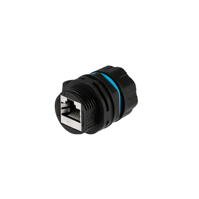 REXANT Индустриальный соединительный модуль, RJ-45(8P8C), FTP, CAT 6, IP68 с защитным колпачком для кабеля. фото