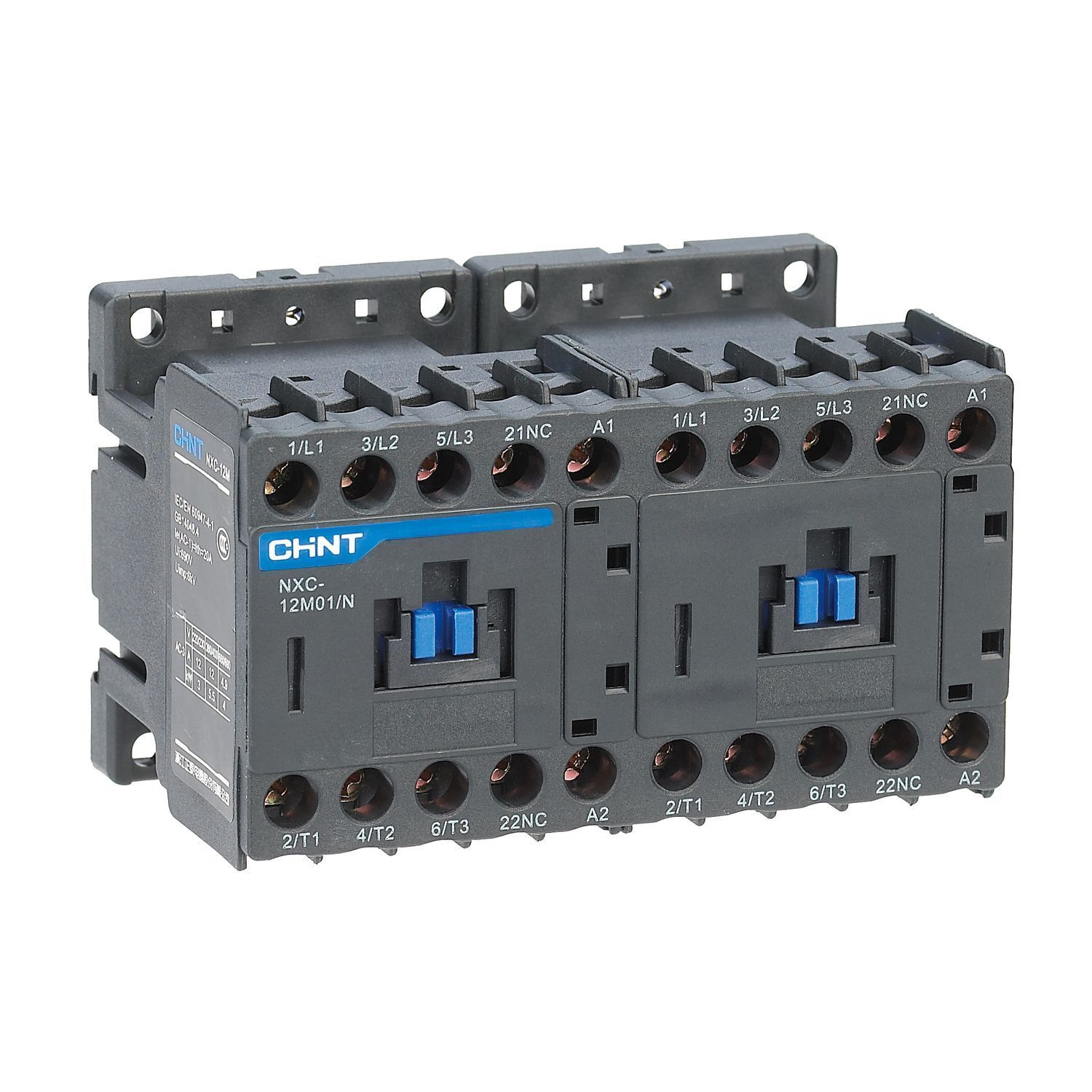 Контактор NXC-09M10/Z/N реверс. 3P 9А DC24B 1НО (R) фото