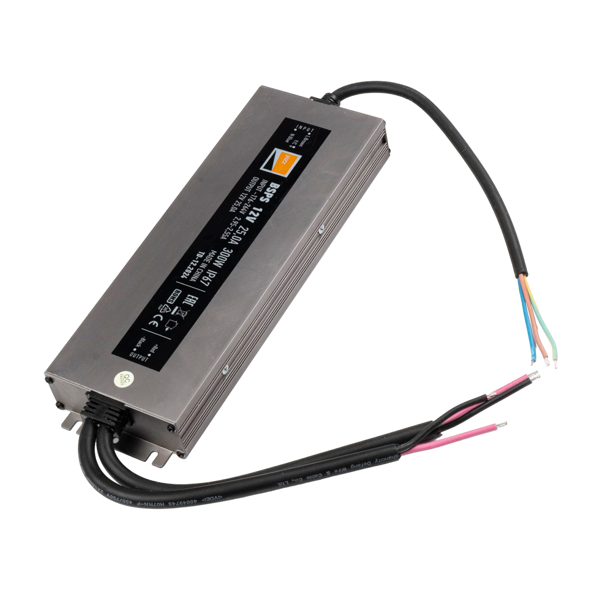 Jazzway Блок питания (драйвер) BSPS 12V25,00A=300W IP67 5 л.гар. фото