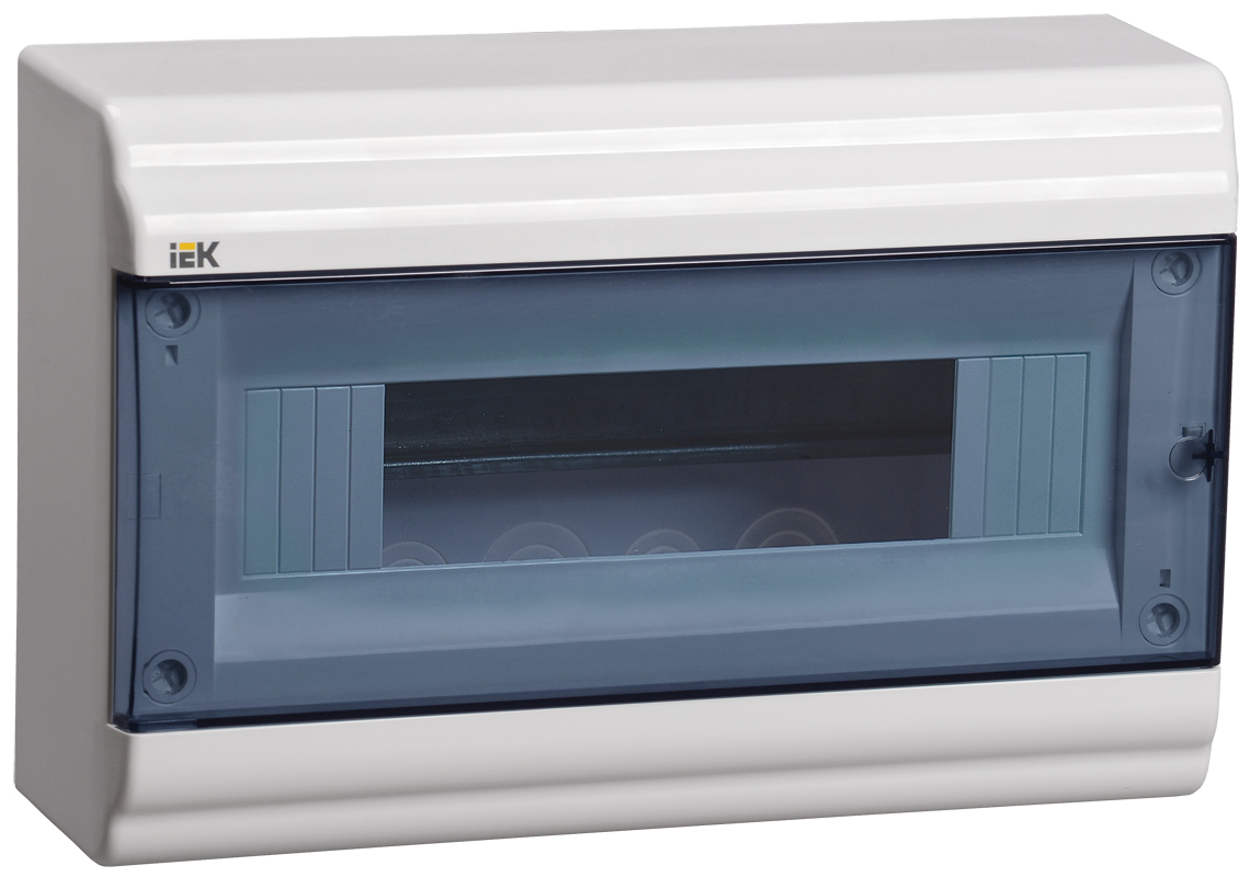 IEK PRIME Корпус пластиковый навесной ЩРН-П-12 белый IP41 фото