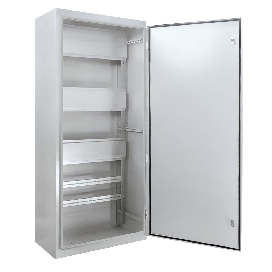ЭРА Каркас напольный цельносварной ВРУ-1 (1800х600х450) IP54 в комплекте с боковыми панелями серый фото