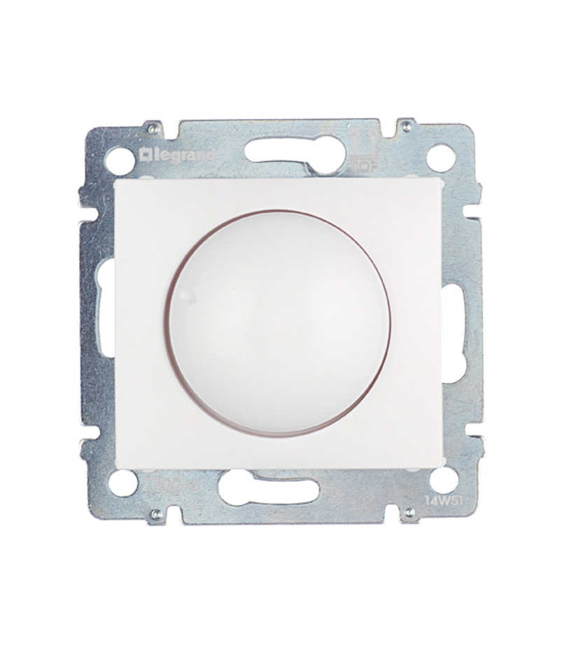 Legrand DIY Valena Бел Светорегулятор поворотный 40-400W для ламп накаливания (вкл поворотом). фото