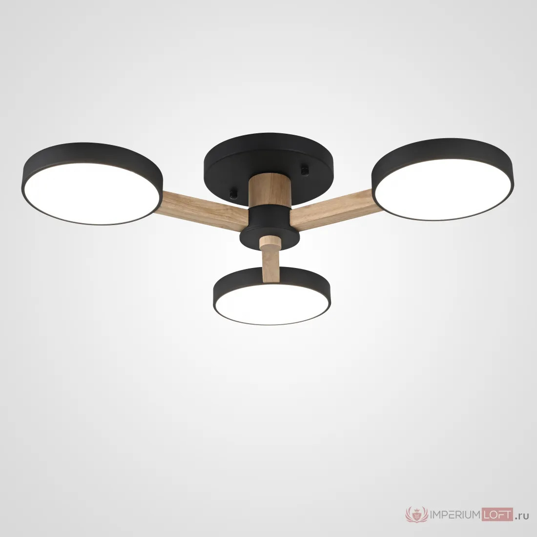 ImperiumLoft Потолочная люстра TURNA 3 Black фото