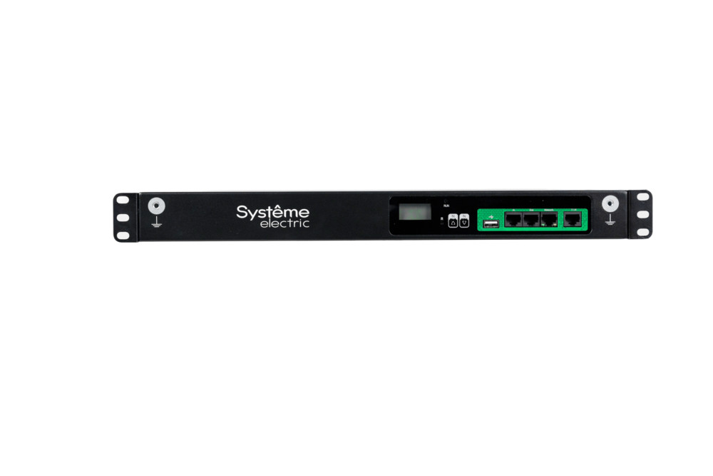 Systeme Electric БРП Uniprom, с мониторингом, 1U, 240В, 1Ф, 16A, 10xC13 2xC19, 2м, IEC320 C20 фото