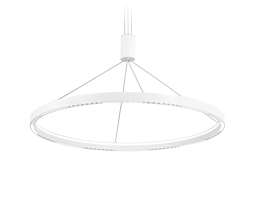 Ambrella Светильник подвесной светодиодный FL5855 WH белый 40W 3000K/4200K/6400K D800*860 (без ПДУ) фото