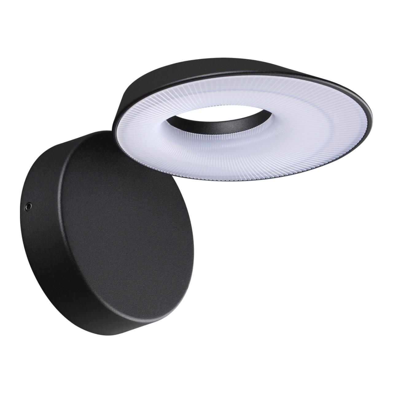 Novotech 359405 STREET NT24 000 черный Светильник ландшафтный настенный IP54 LED 4W 220-240V 4000K 380Лм ELEGANCE фото